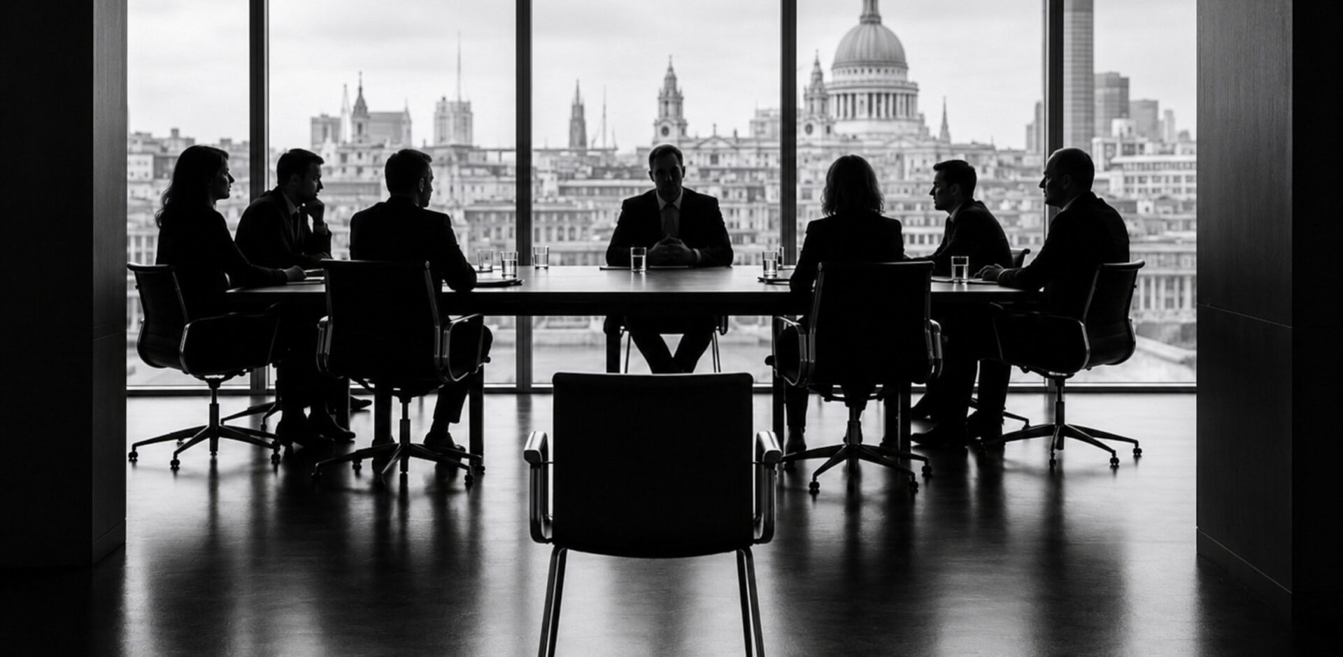 board d'entreprise, image générée par IA